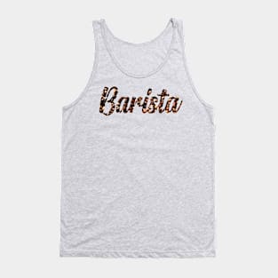 Barista Coffee lover in Coffee beans Tank Top